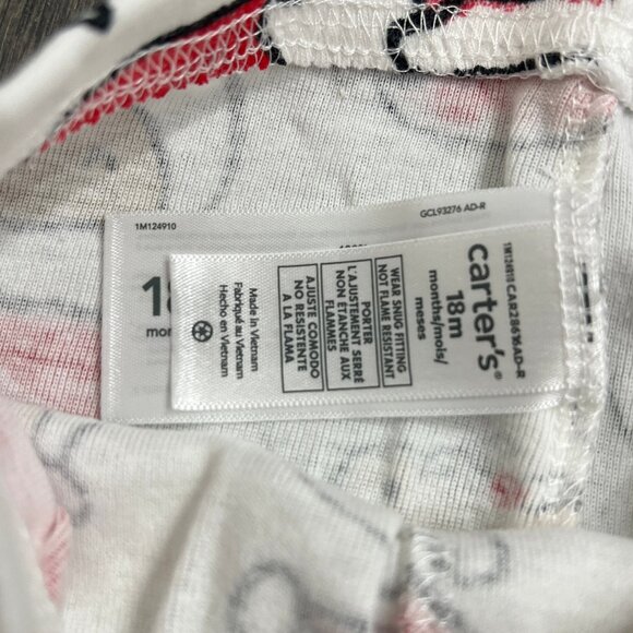 Carter's NWT Santa Pajamas 18M - Picture 5 of 5